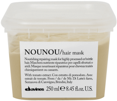Davines Nounou Nourishing Repairing Mask 250ml (599x531), Png Download