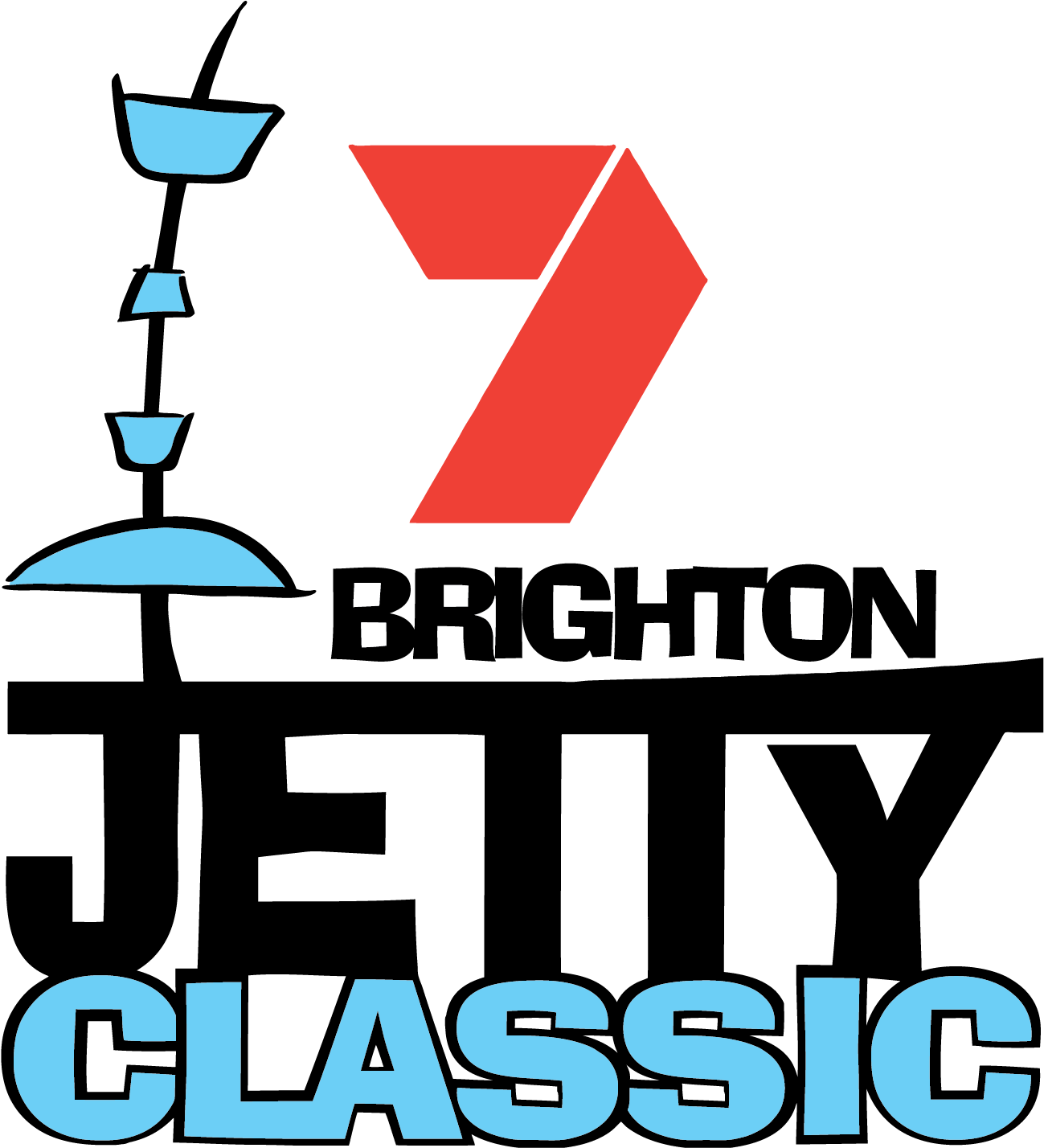 Channel 7 Brighton Jetty Classic Swim (1419x1702), Png Download