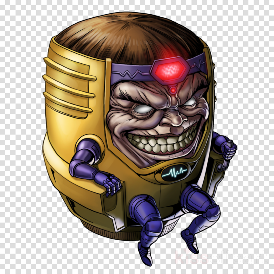 Modok Marvel Clipart Modok Hulk Iron Man (900x900), Png Download