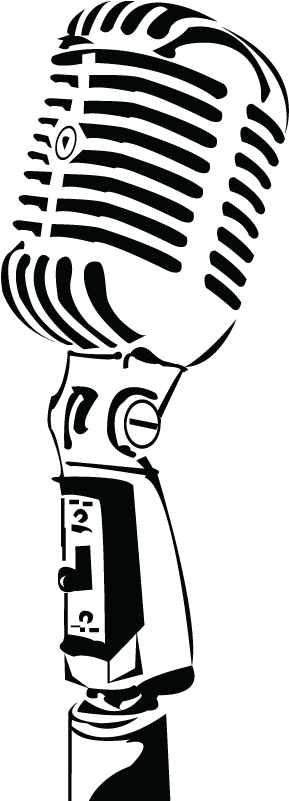 Silueta Microfono Png (800x800), Png Download