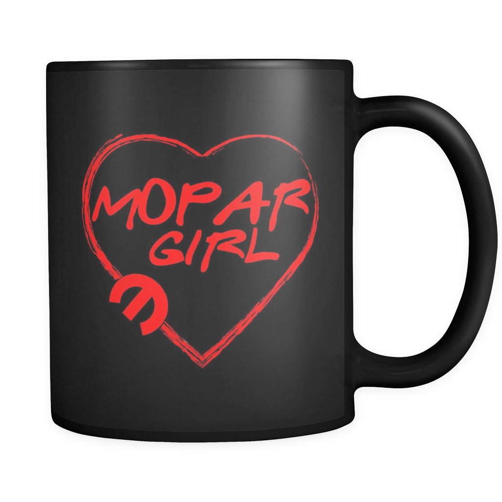 Mopar Girl Heart Mug (1024x1024), Png Download