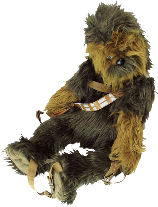 Chewbacca Plush Buddies Backpack (506x661), Png Download