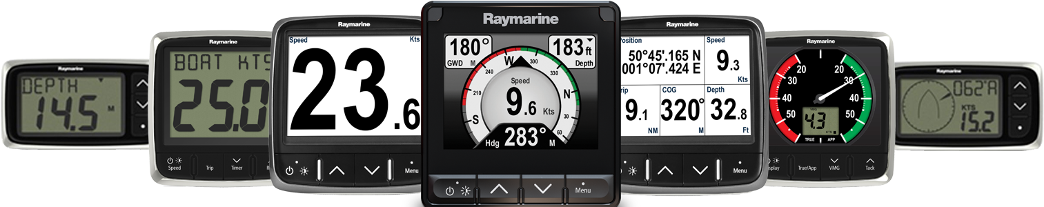Raymarine-instruments (1660x600), Png Download