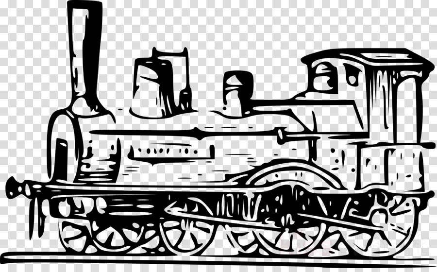 Steam Engine Photo Png Clipart Train Rail Transport (900x560), Png Download