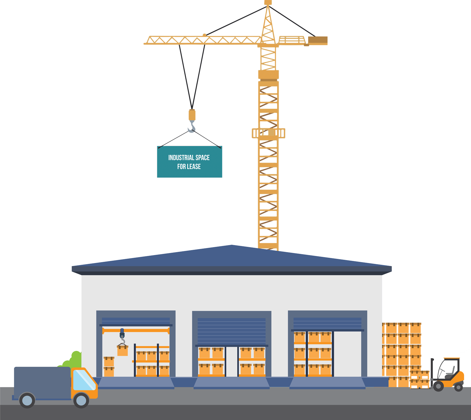 See Industrial Space In Dallas (1600x1429), Png Download