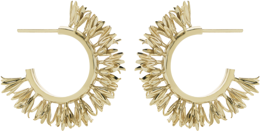 Bluebell Hoop Earrings Small (1024x1024), Png Download