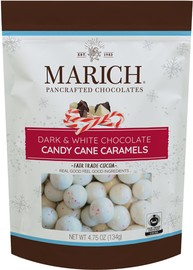 Holiday Candy Cane Caramels, (600x600), Png Download