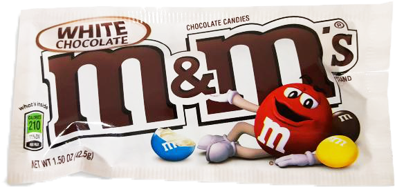 Download White Chocolate Flavour M&m's - Full Size PNG Image - PNGkit
