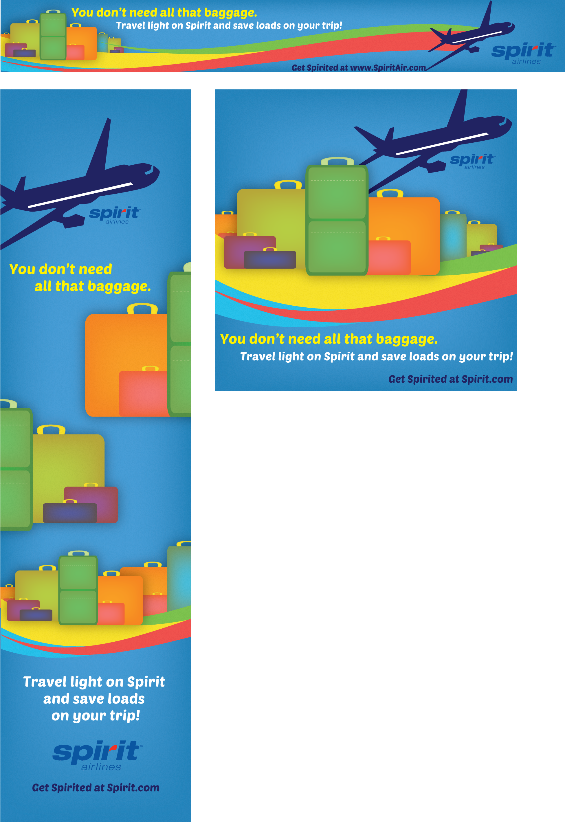 Spirit Airlines (2550x3300), Png Download
