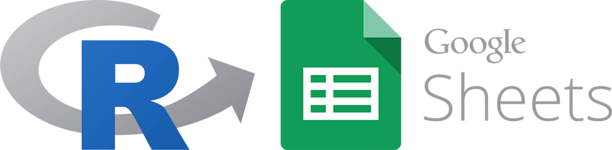 R To Google Sheets (2000x492), Png Download