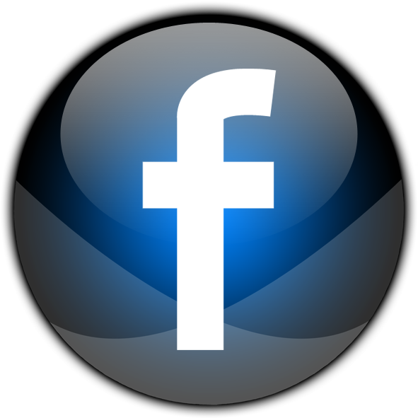 Find Us On Facebook (591x591), Png Download