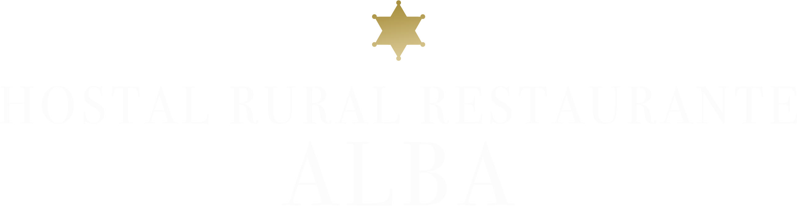 Logo Hostal Rural Restaurante Alba (2841x806), Png Download