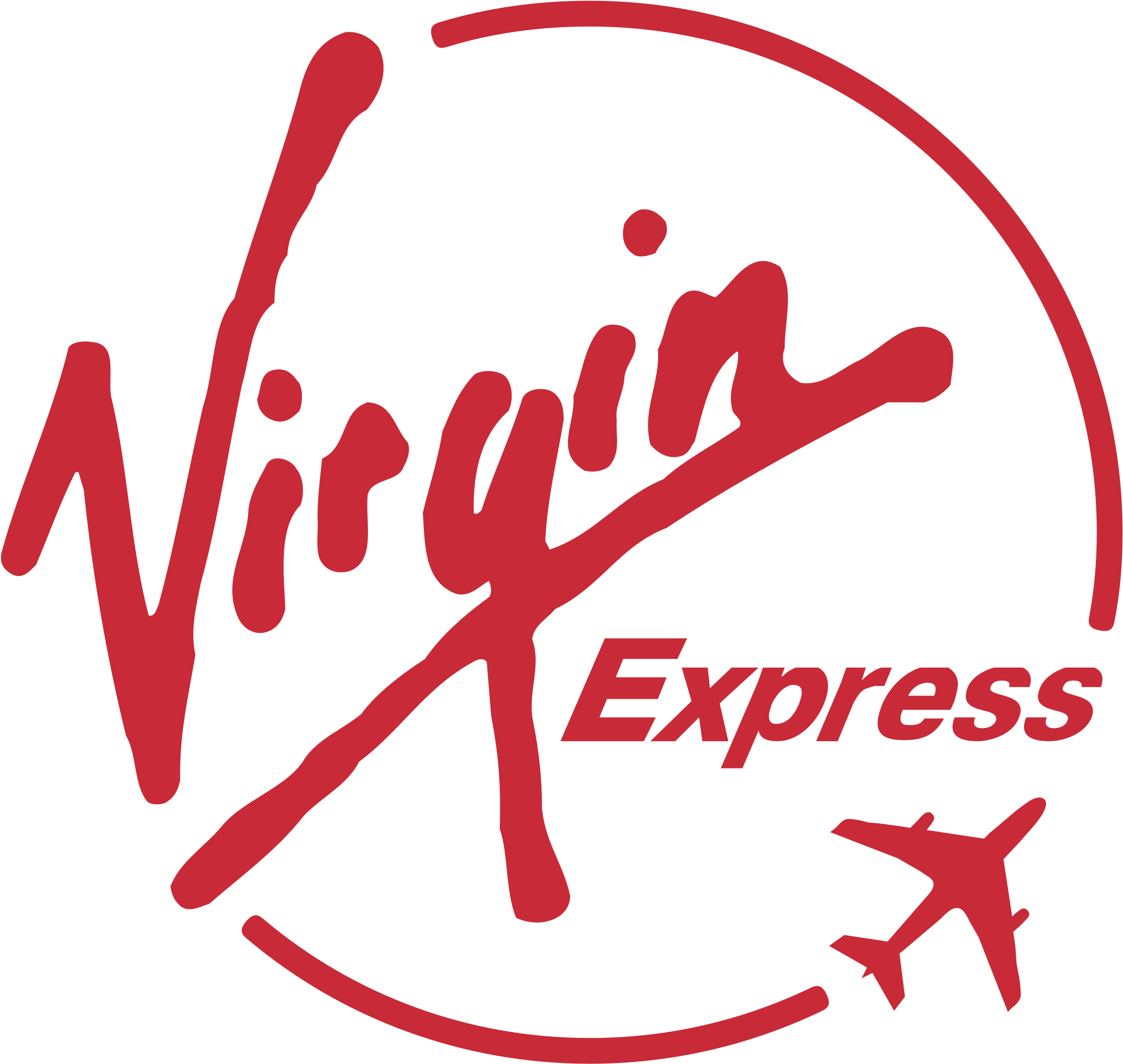 Virgin Express Logo Png Transparent (2400x2400), Png Download