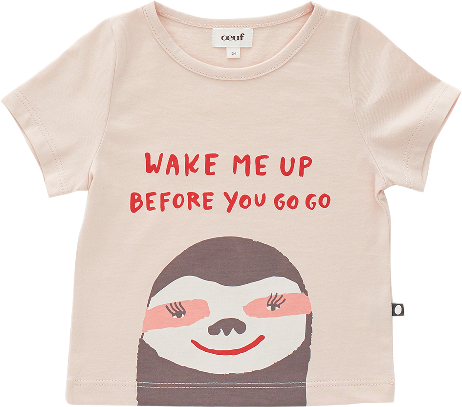 Oeuf Wake Me Up T-shirt (1000x1000), Png Download