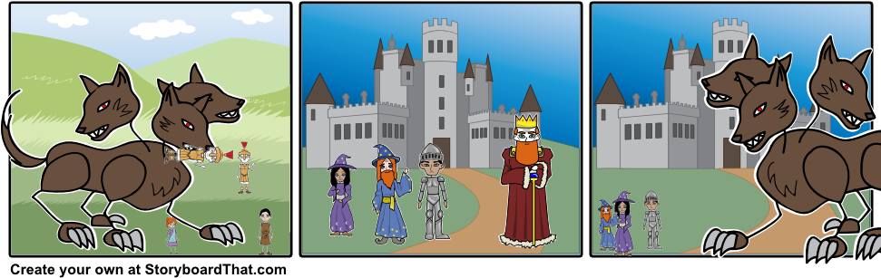 Medieval Cerberus (970x320), Png Download