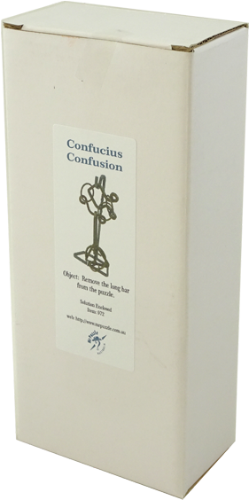Confucius Confusion Metal Disentanglement Puzzle (600x600), Png Download