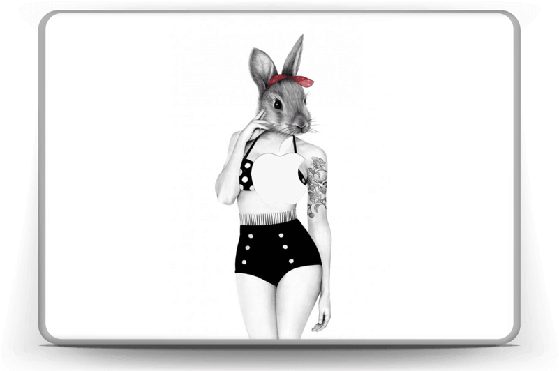 Rockabilly Honey Skin Macbook Pro 13” (800x559), Png Download