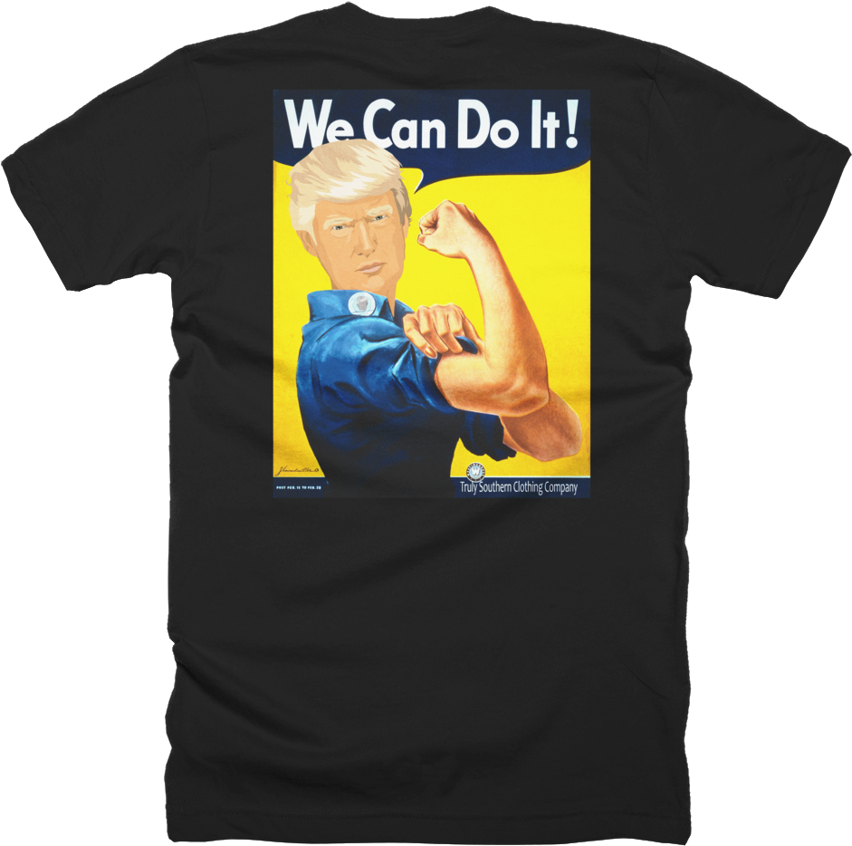 We Can Do It Trump Short Sleeve Tee (1000x1000), Png Download