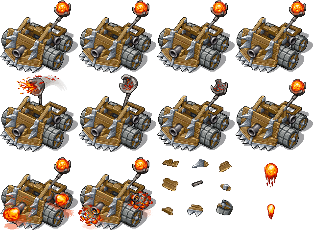 Siege Weapon Catapult (640x480), Png Download