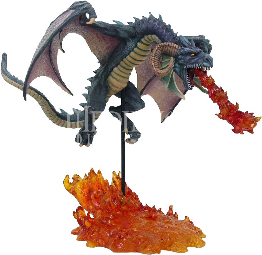 Download Line Of Fire Dragon Statue By Tom Wood Full Size PNG Image