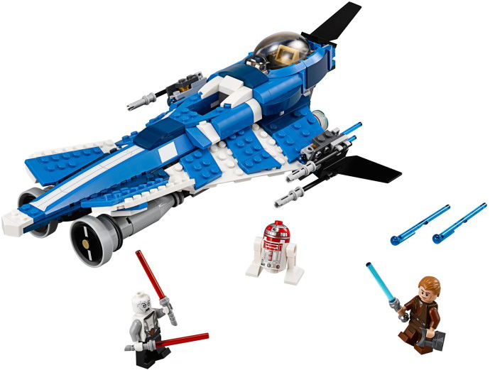 75087 Anakin's Custom Jedi Starfighter (690x690), Png Download
