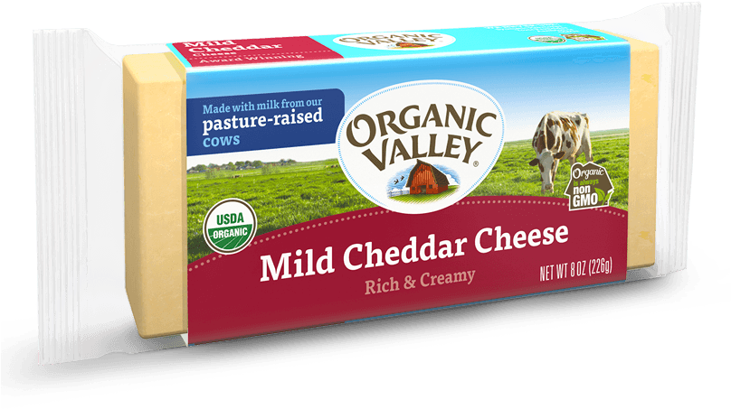 Mild Cheddar, 8 Oz Mild Cheddar, (807x538), Png Download