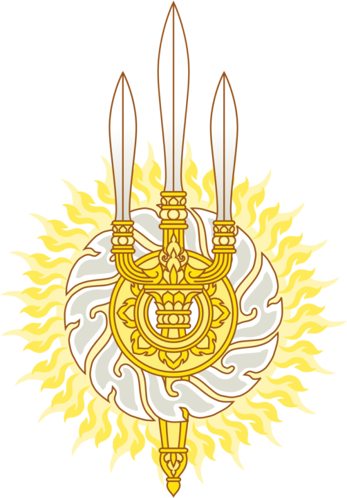 The Emblem Of The Royal House Of Chakri (502x720), Png Download