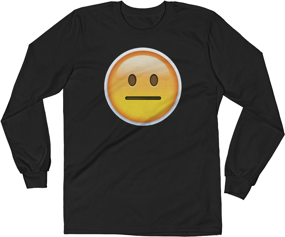 Men's Emoji Long Sleeve T Shirt (1000x1000), Png Download
