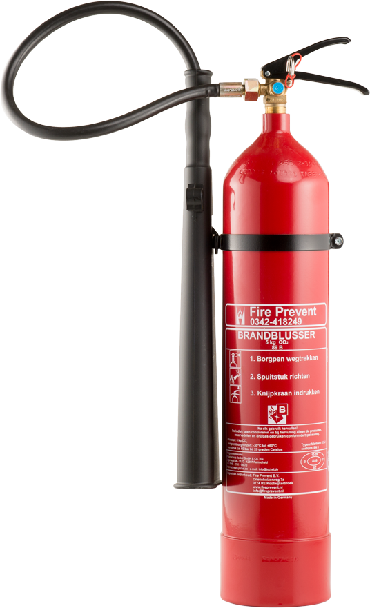 Daarnaast Zijn Onze Co2 Blusser Ook Voorzien Van Een (536x881), Png Download