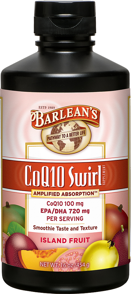 Coq10 Swirl - Island Fruit (447x1000), Png Download
