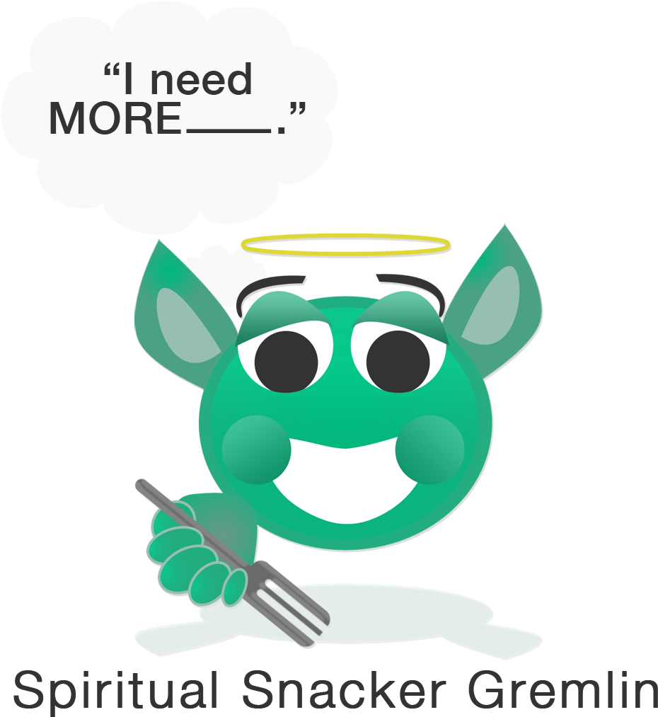 Spiritual Snacker Gremlin (1446x1071), Png Download