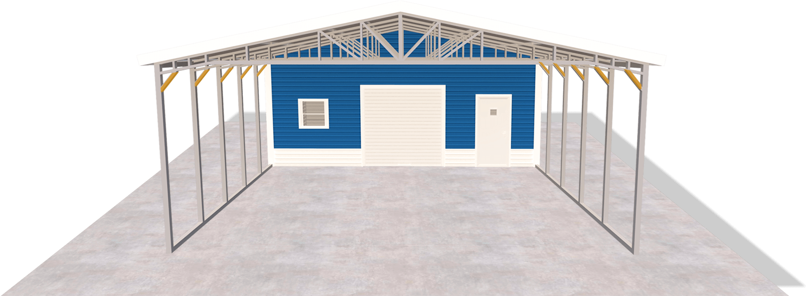 Carport-braces (1614x620), Png Download