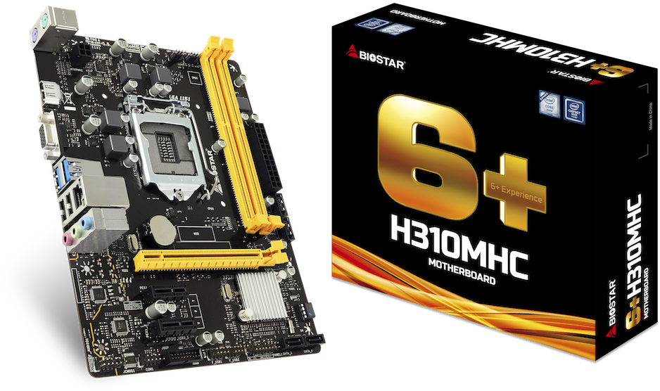 H310mhc Intel Socket 1151 Gaming Motherboard (1024x656), Png Download