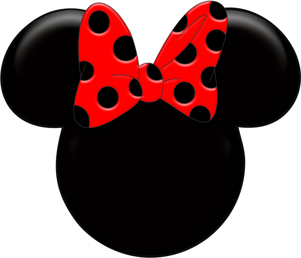 Mq Mimmi Mimmimouse Disney Ears Bow Black (1041x870), Png Download