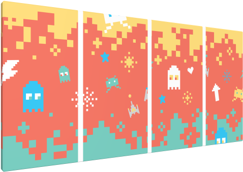 Power Up Mural Extender (600x543), Png Download