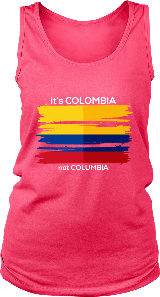 Colombia Shirt Colombian Flag Travel Vacation Souvenir (1000x1000), Png Download