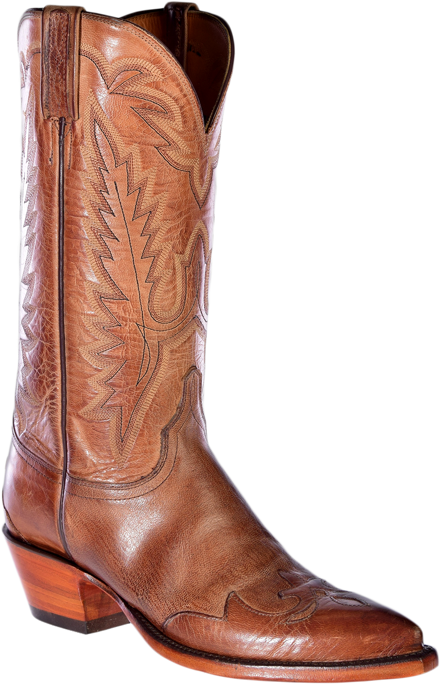 Lucchese Classics Women's Tan Mad Dog Toe Cap (1500x2250), Png Download