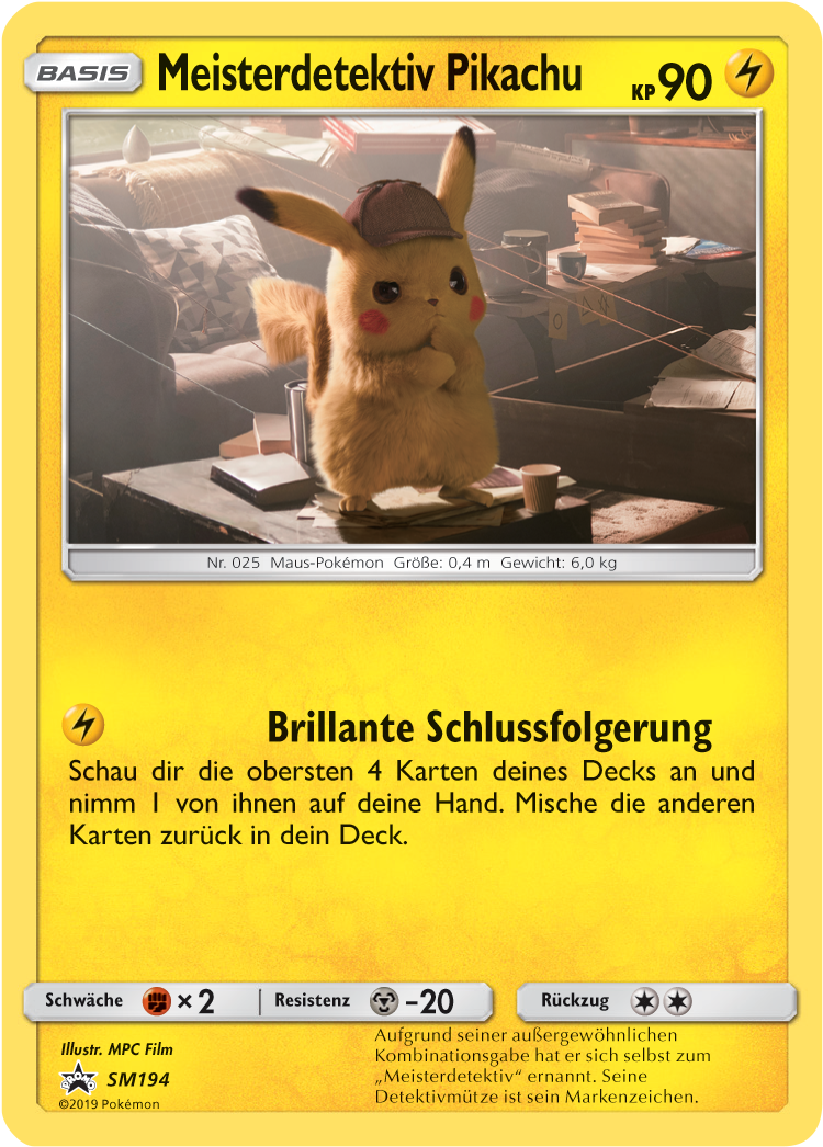 Meisterdetektiv Pikachu (819x1114), Png Download