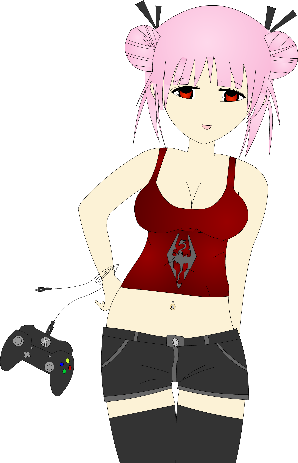 Anime And Games Vector (1900x1901), Png Download