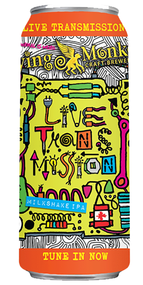 Flying Monkeys Live Transmission Milkshake Ipa (530x1024), Png Download