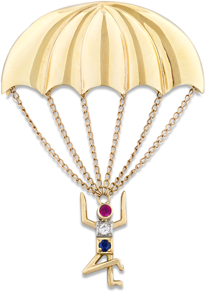 Wwii Paratrooper Brooch (864x1080), Png Download
