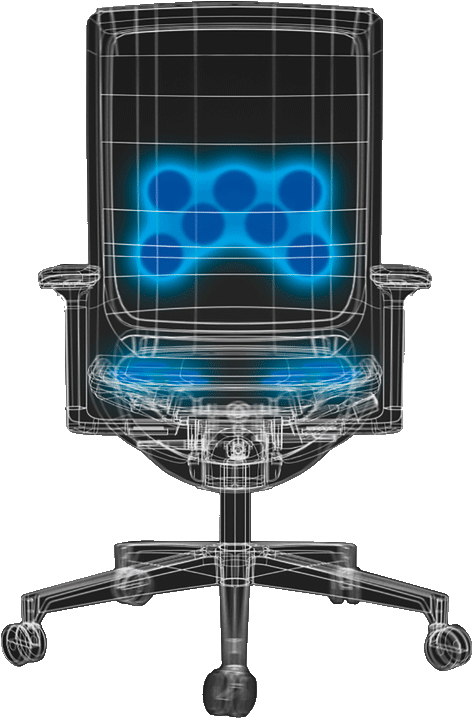 In The Form Of A Stylish Office Chair (479x724), Png Download
