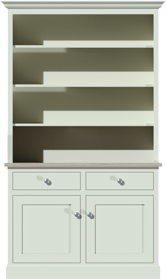 Sussex 4ft Open Rack Dresser (546x916), Png Download