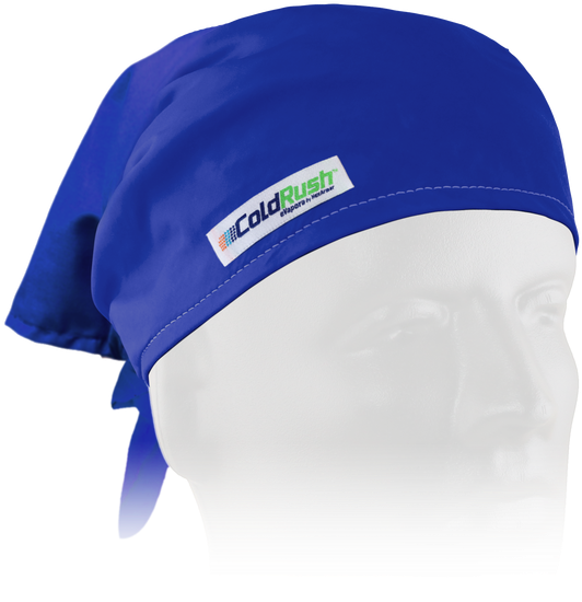 Coldrush Bandana Blue (701x750), Png Download