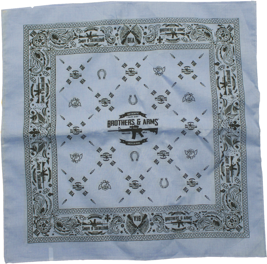 Lt Blue Bandana (1000x1000), Png Download