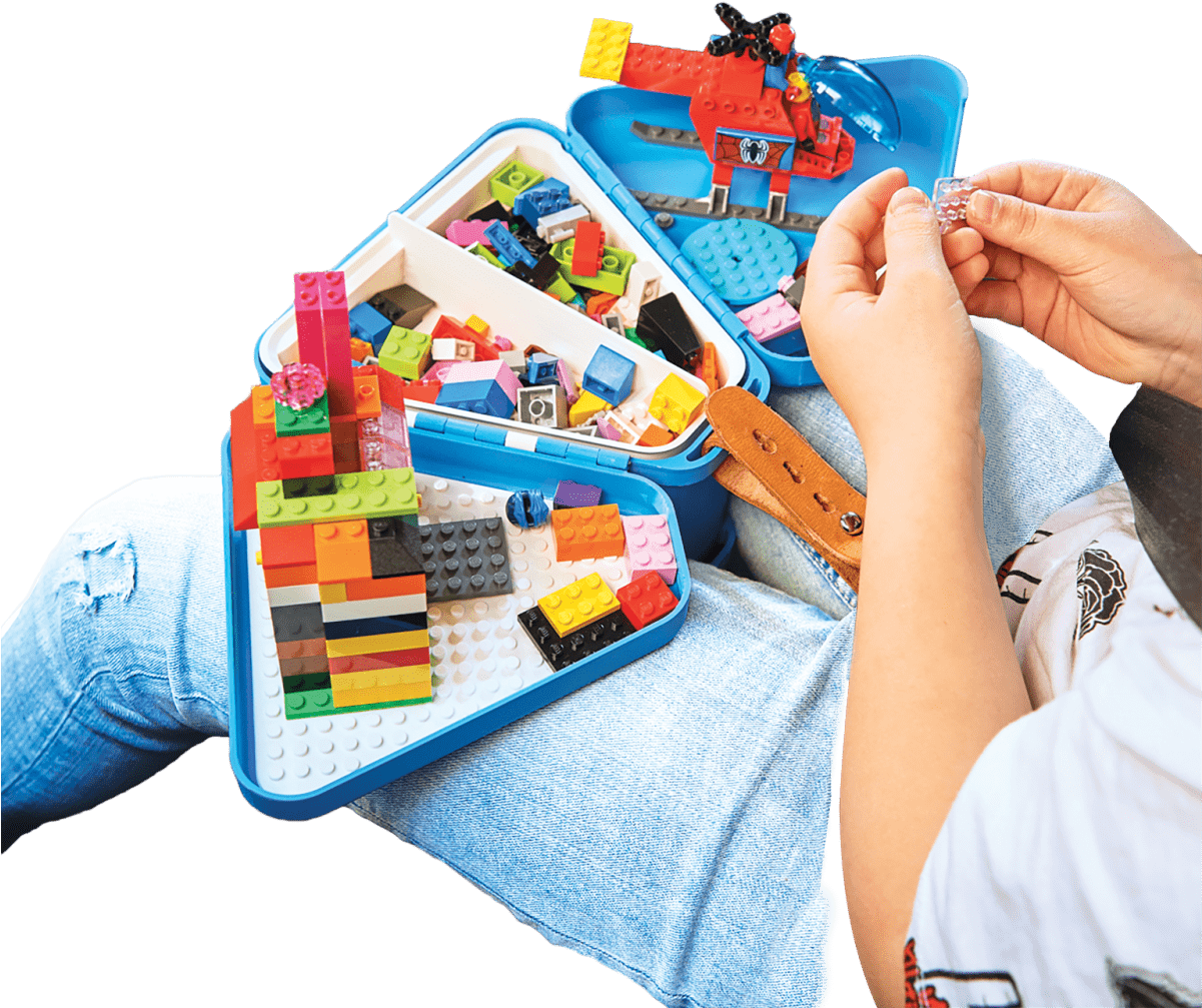 This Super Cute Box Comes With A Brick Sorting Tray (1200x1200), Png Download