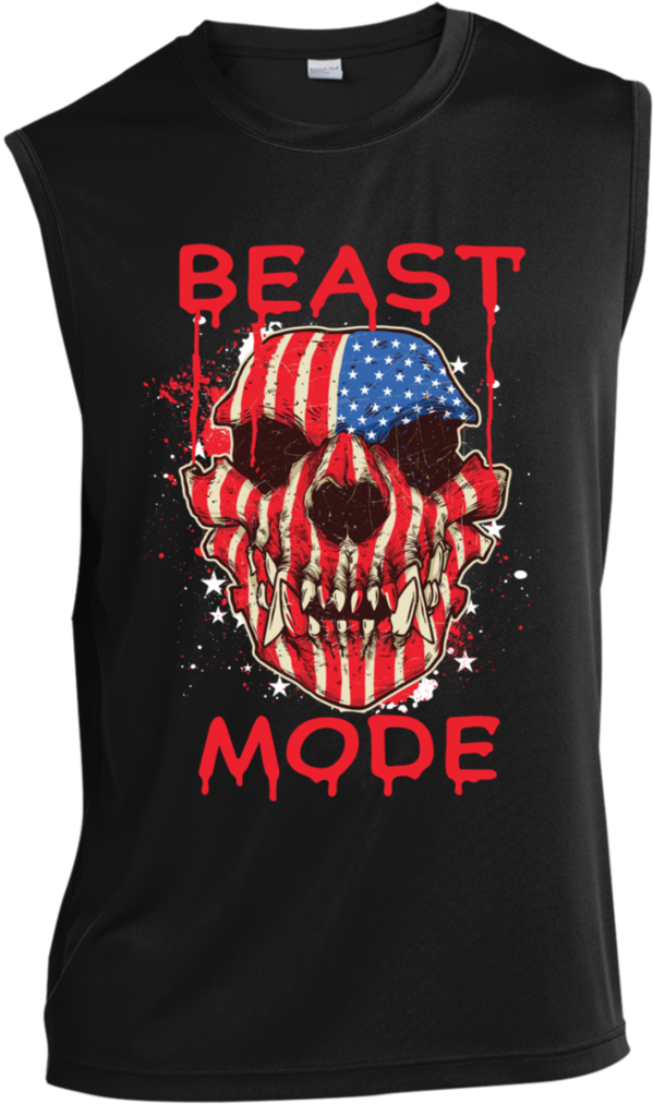 American Beast Mode Sport Tek T Shirt (1024x1024), Png Download