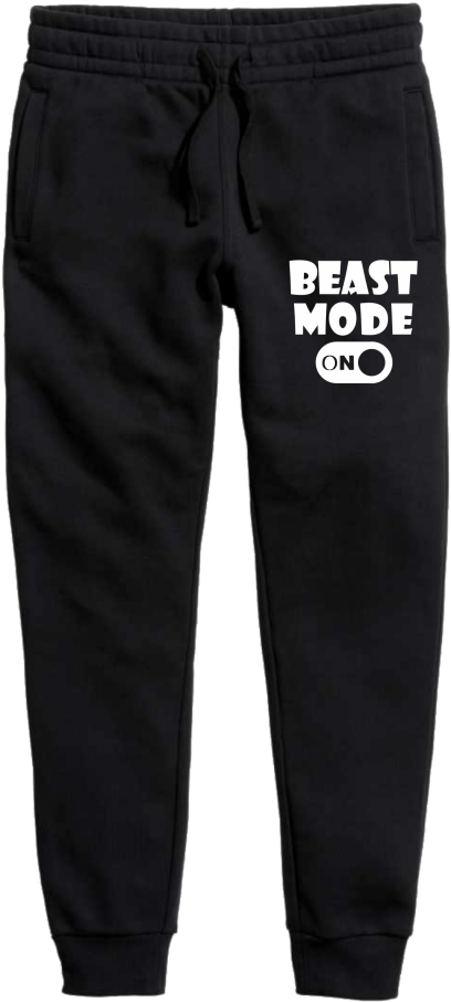 Beast Mode Joggers (705x929), Png Download