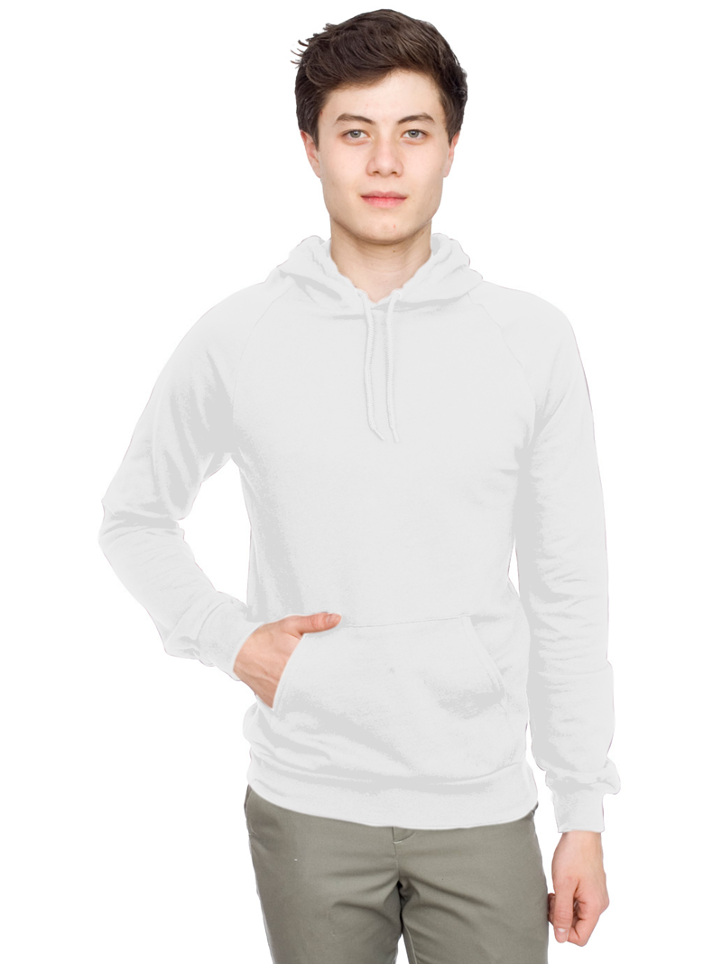American Apparel Adult Unisex California Fleece Raglan (800x1067), Png Download