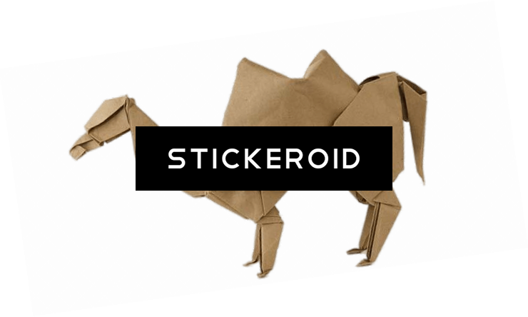 Origami Camel (740x444), Png Download